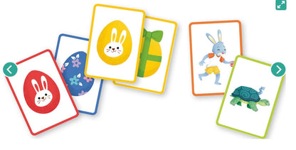 JEU DE CARTES - MON PREMIER JEU AUGUSTIN - la chasse aux œufs de Pâques