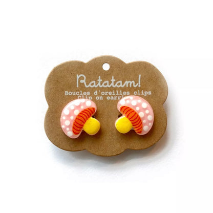 Boucles d’oreille clip FRUITS