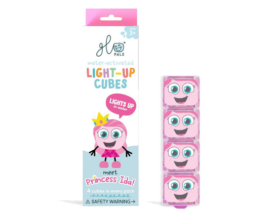 Cube lumineux pour le bain - princesse