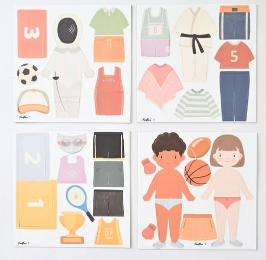 Jeu magnétique - Mes tenues sportives