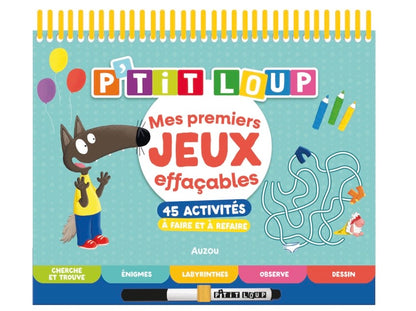 P'TIT LOUP - MES PREMIERS JEUX EFFAÇABLES