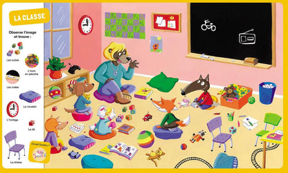 Cherche et trouve des tout petits - p’tit loup - vive l’école