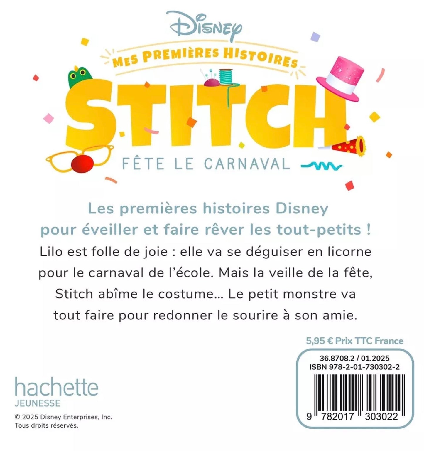DISNEY - Mes Premières Histoires - Stitch fête le carnaval