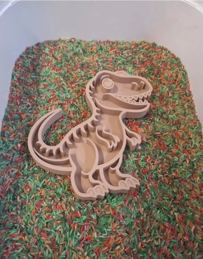 Plateau de remplissage - Dinosaure