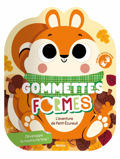 Gommette forme - l’aventure de petit écureuil