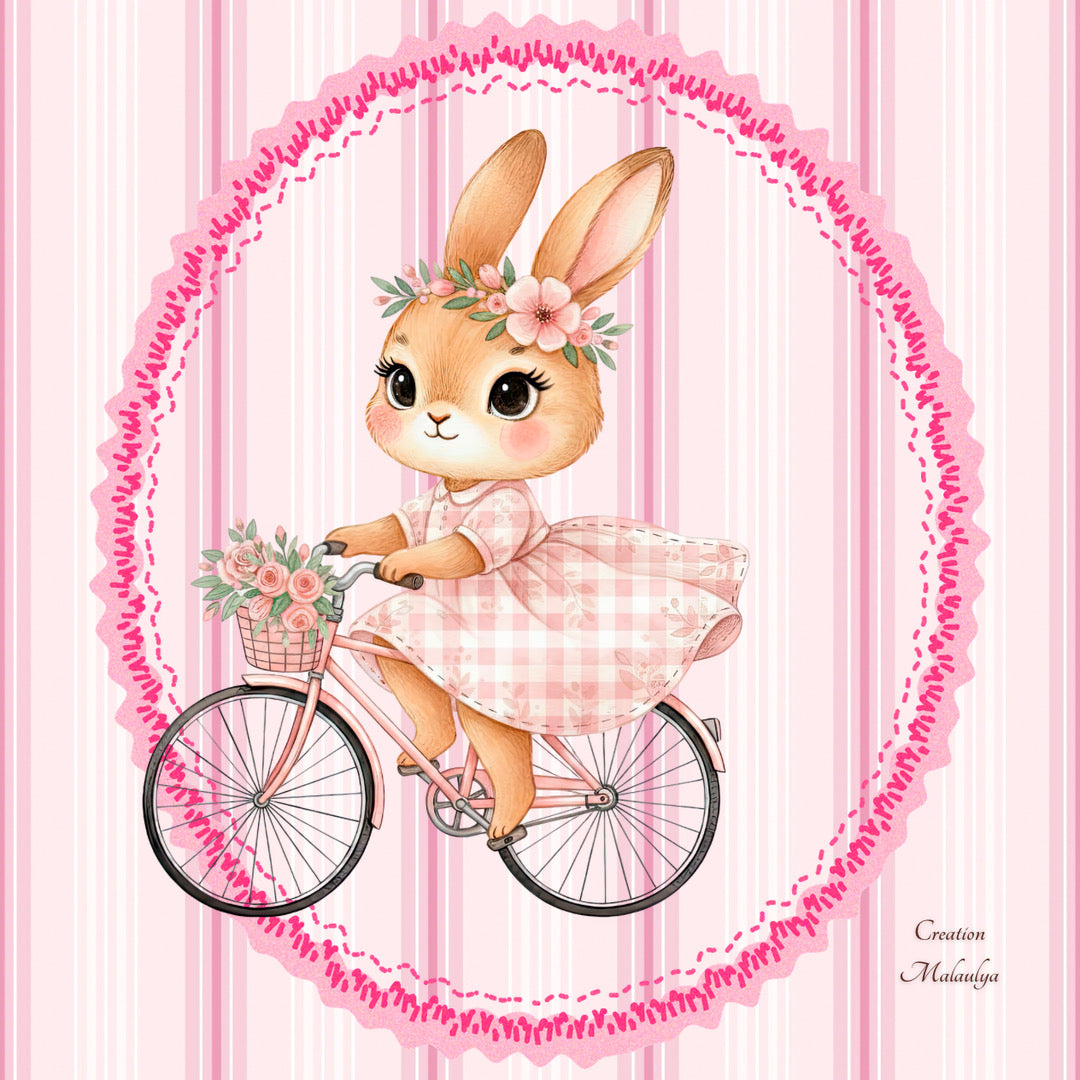 Film protecteur Tonies - Stickers personnalisable - lapin girly