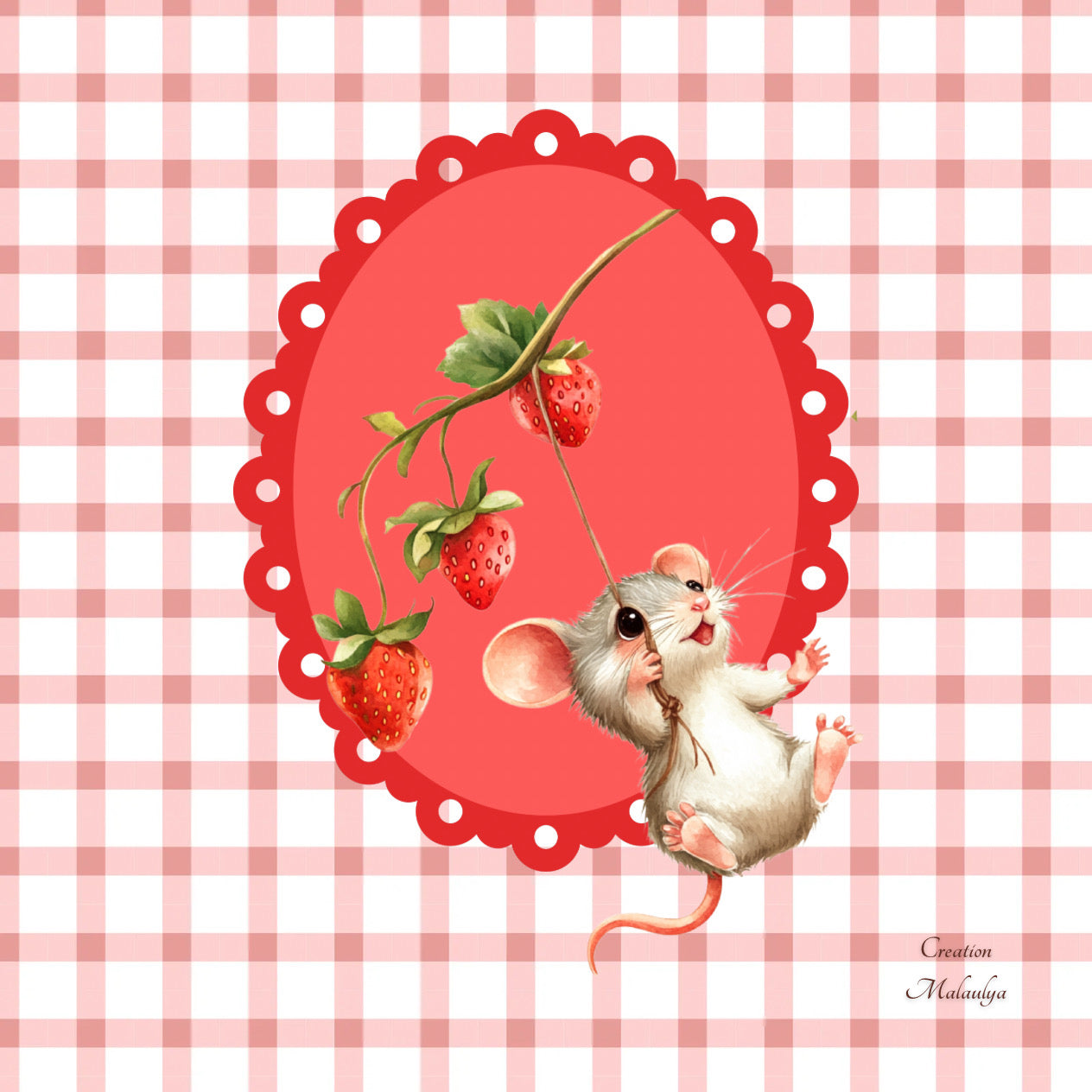 Film protecteur Tonies - Stickers personnalisable - strawberry mousse