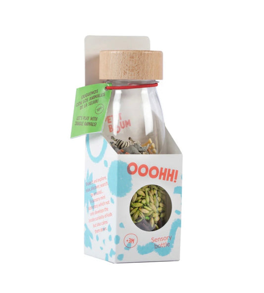 Bouteille sensorielle jungle