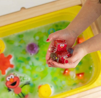 Cube lumineux pour le bain - Elmo rouge