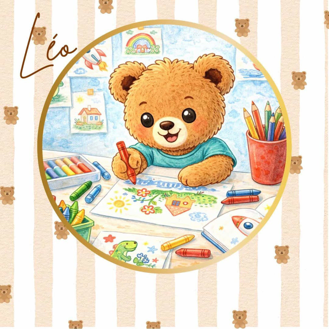Film protecteur Tonies - Stickers personnalisable - les activité de petit ours