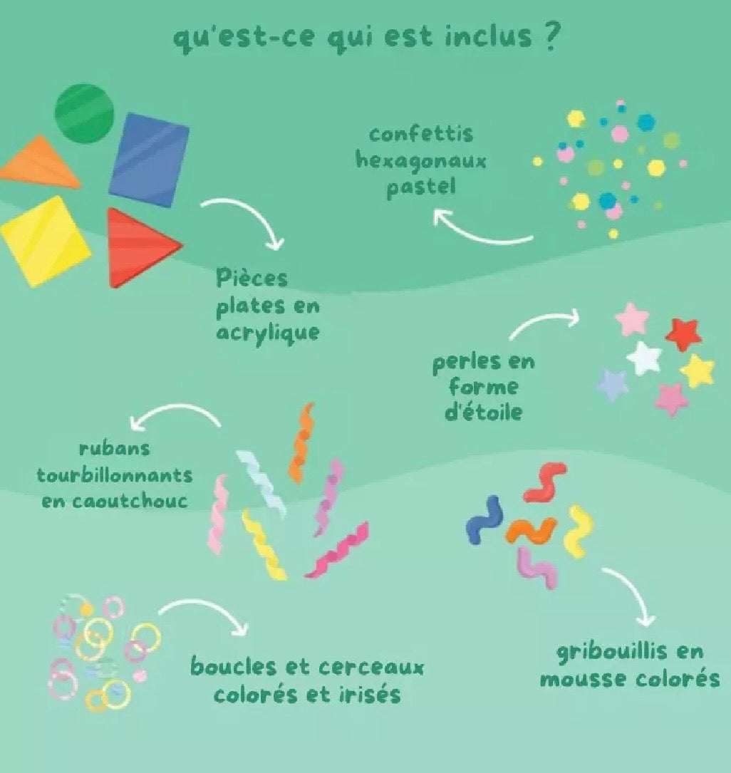 Fun Fillers pour bouteille et jeu sensoriel - forme