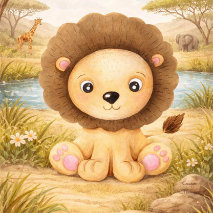 Film protecteur Tonies - Stickers personnalisable - savane