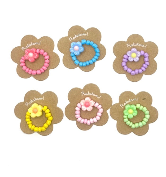 Bagues fleurs : 6 modèles