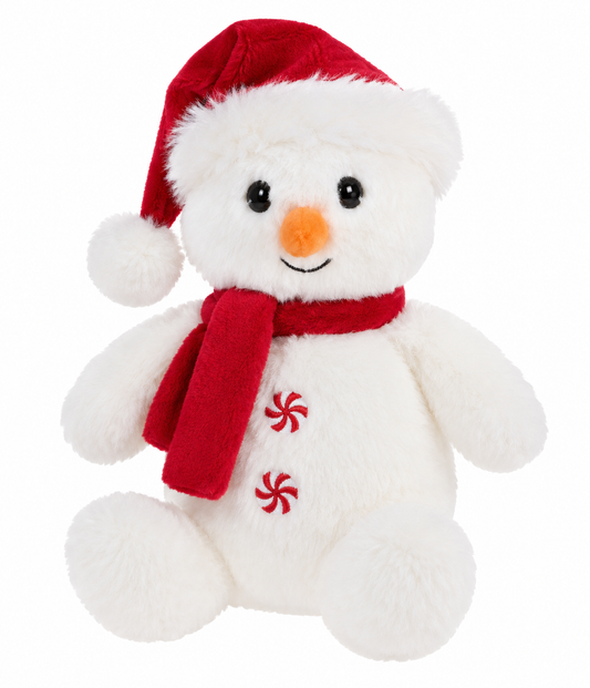 Peluche bonhomme de neige 20cm