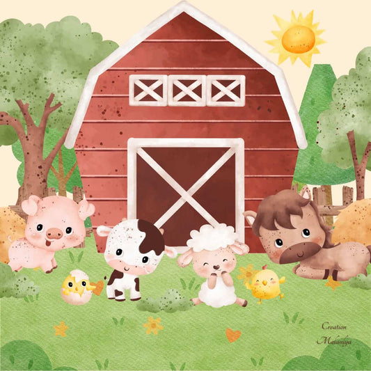 Film protecteur Tonies - Stickers personnalisable - Ferme