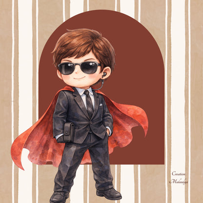 Film protecteur Tonies - Stickers personnalisable - super boy
