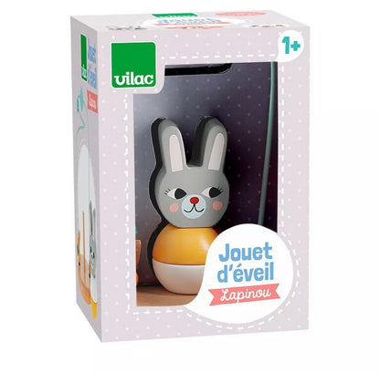 Jouet d'éveil en bois, Lapinou