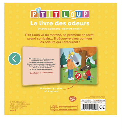 Mon livre des odeurs et des couleurs - p’tit loup