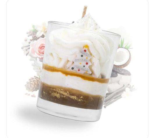 Bougie gourmande bûche de Noël - Noël