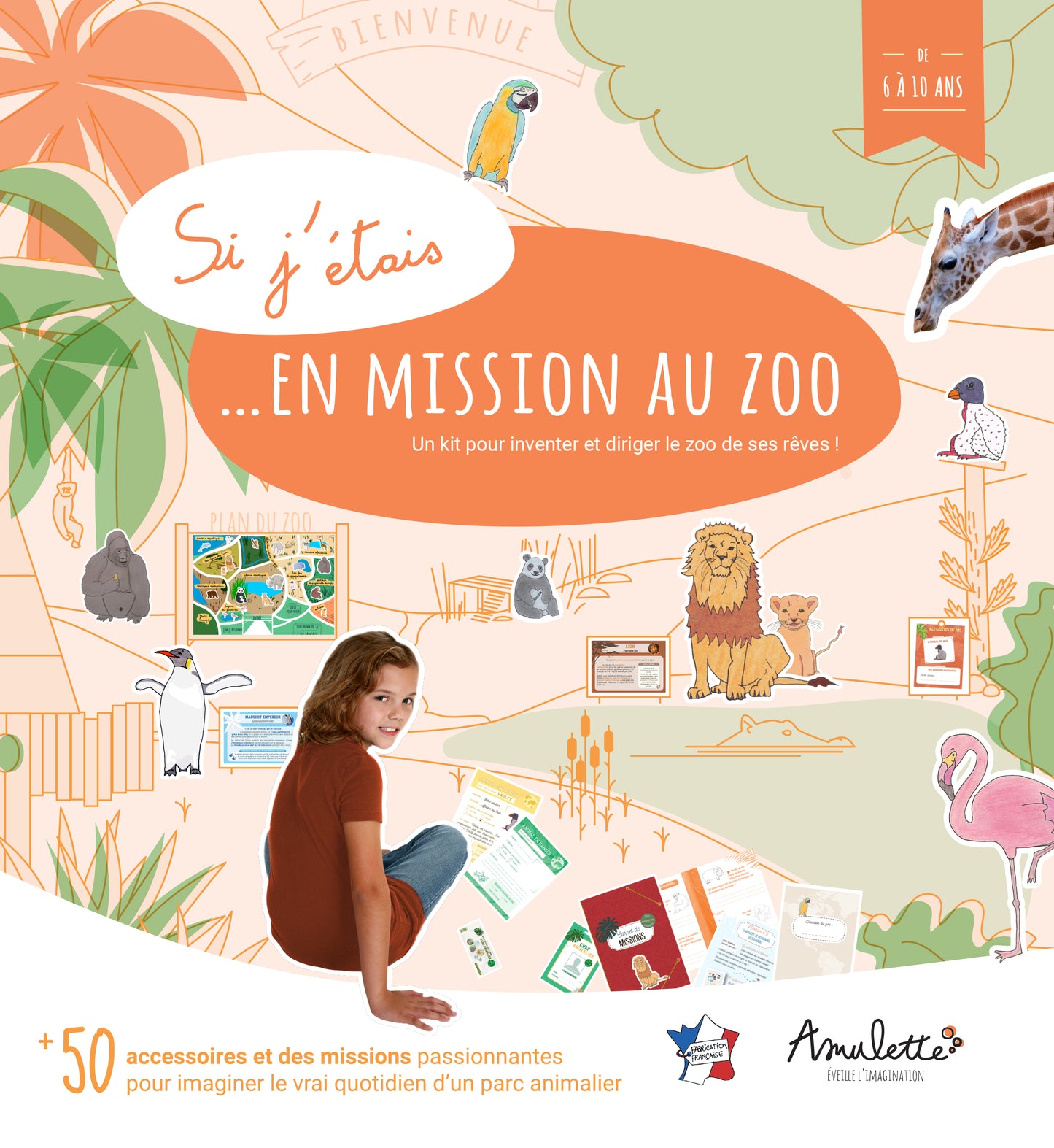 Si j'étais en mission au zoo - Jeu d'imitation
