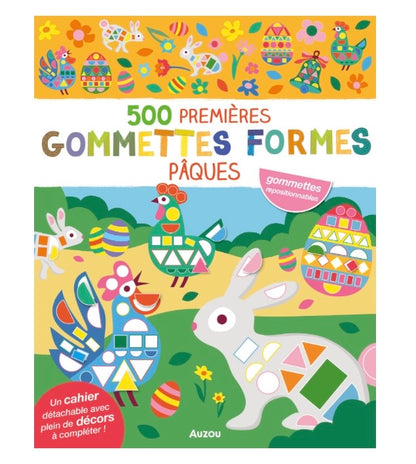 MES TOUT PREMIERS AUTOCOLLANTS - 500 GOMMETTES FORMES PÂQUES