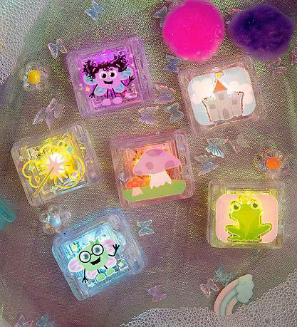 Cube lumineux pour le bain - féerique