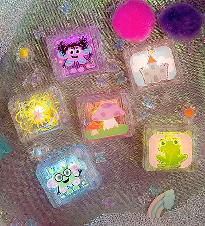 Cube lumineux pour le bain - féerique