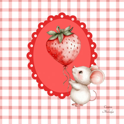 Film protecteur Tonies - Stickers personnalisable - strawberry mousse