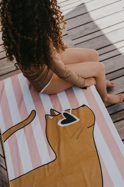 Serviette minus - chat