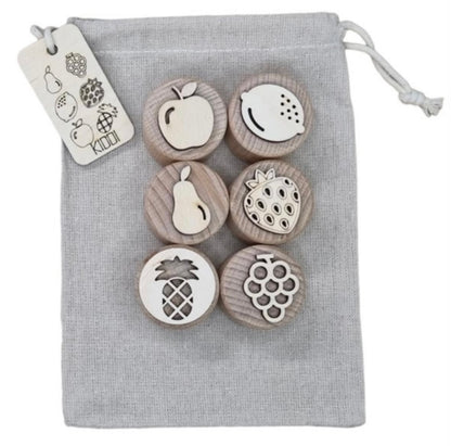 Set de tampons en bois - 4 modèles