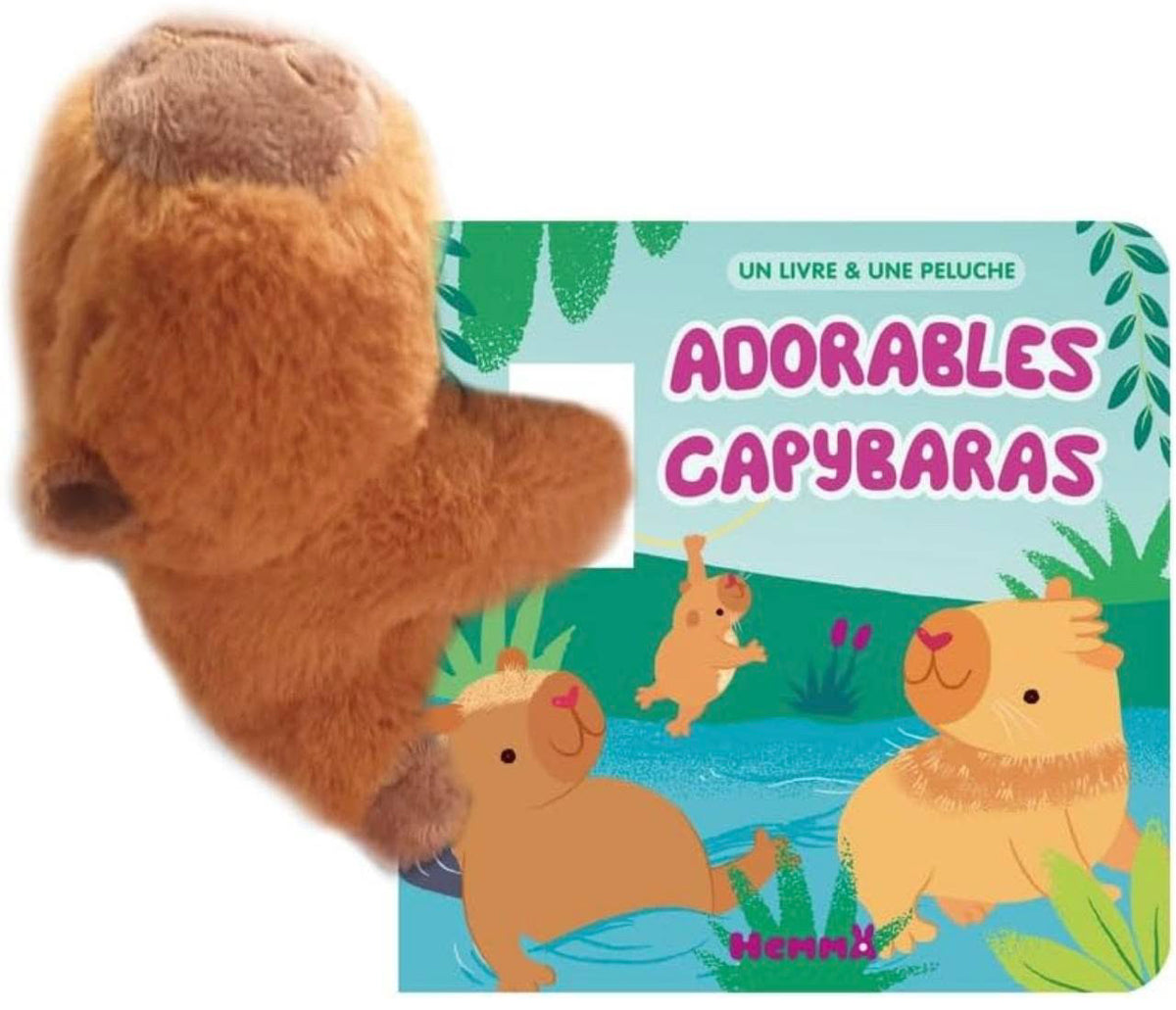 Livre peluche Capybara