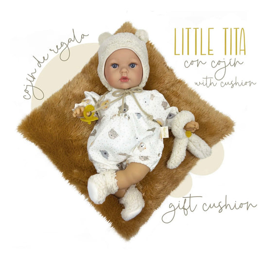 POUPÉE PETITE TITA AVEC COUSSIN