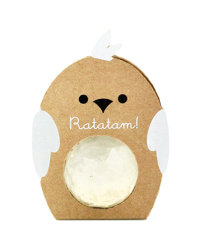 Balle rebondissante oiseau à paillettes 42mm