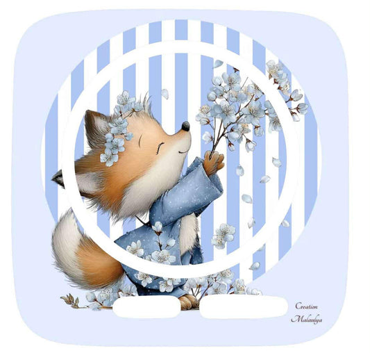Film protecteur Tonies - Stickers personnalisable - Renard tout fleuri