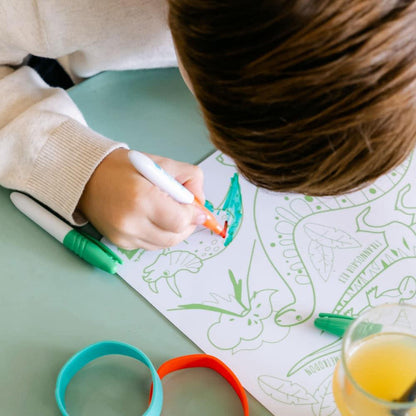 Mini coloriage réutilisable - les dinosaures