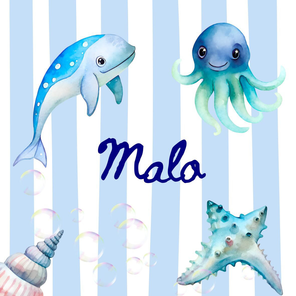 Film protecteur Tonies - Stickers personnalisable - Thème Océan