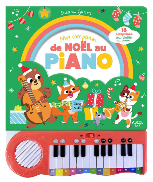 Mon livre piano - mes comptines de Noël