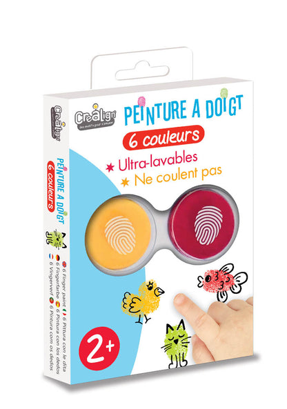 Pack 6 encreurs à doigt