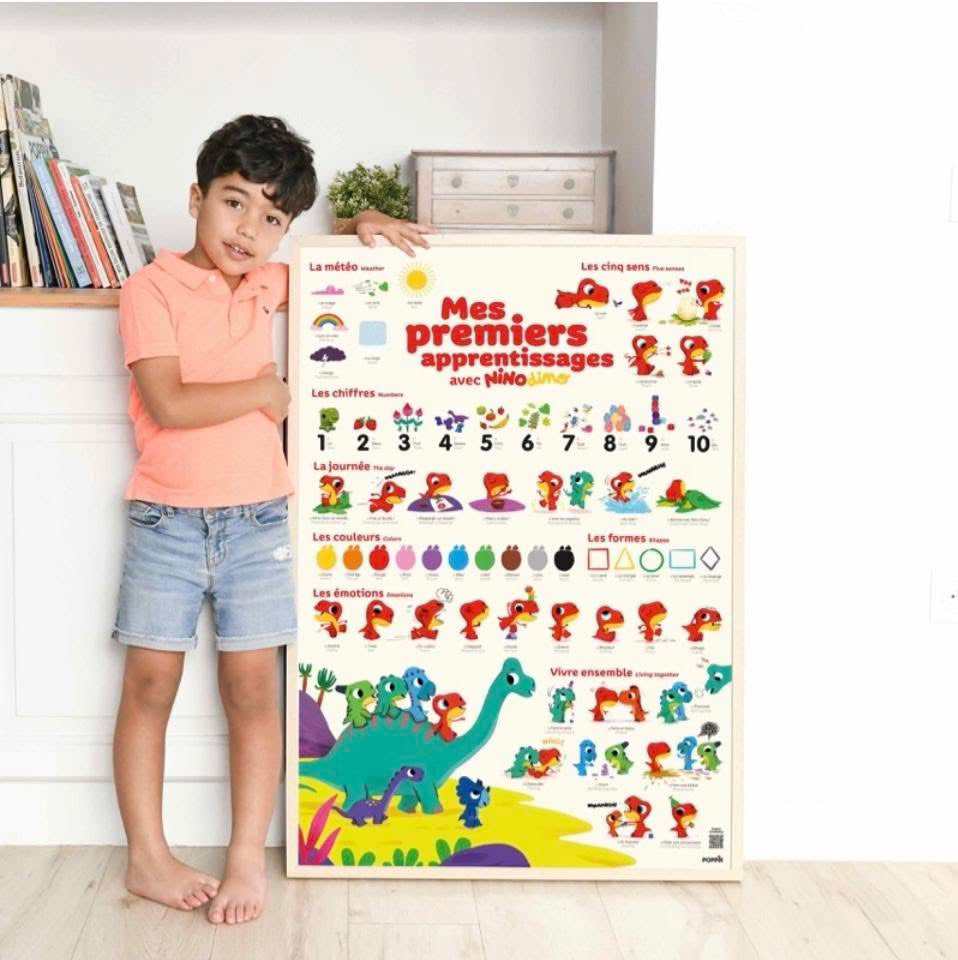 Poster en stickers Nino Dino