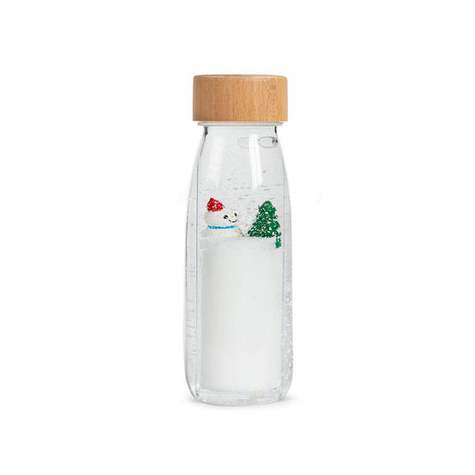 Bouteille sensorielle hiver