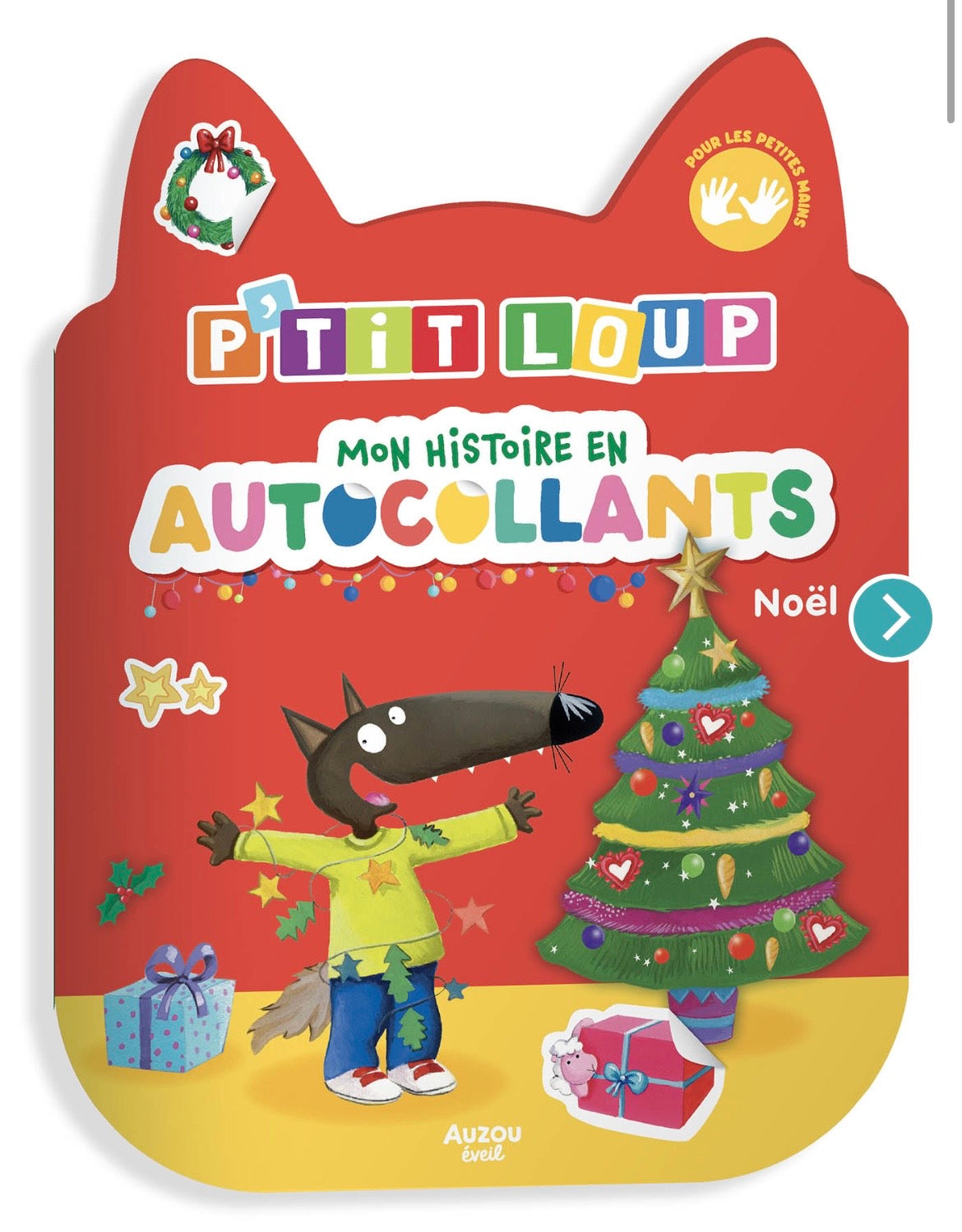 P'TIT LOUP - MON HISTOIRE EN AUTOCOLLANTS - NOËL