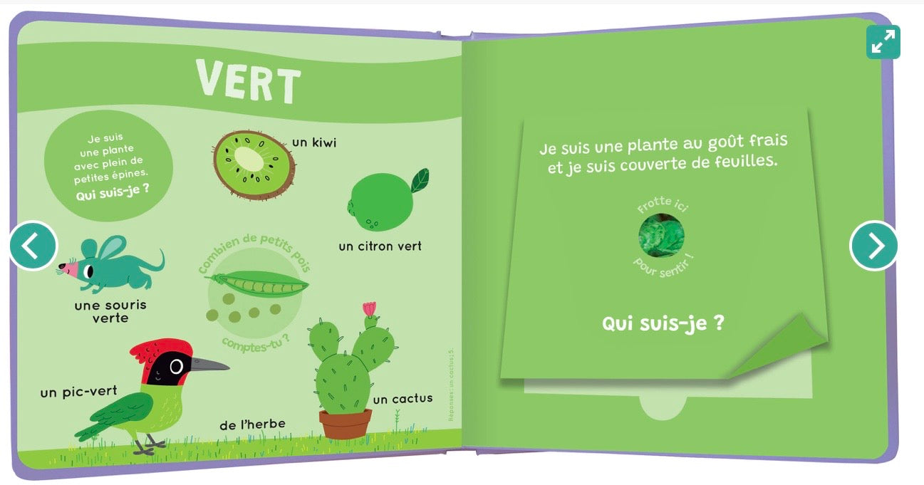 MON LIVRE DES ODEURS ET DES COULEURS - LE JARDIN