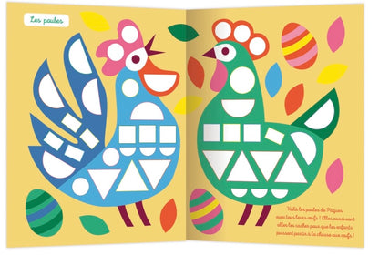 MES TOUT PREMIERS AUTOCOLLANTS - 500 GOMMETTES FORMES PÂQUES