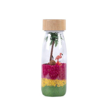 Bouteille sensorielle flamingo