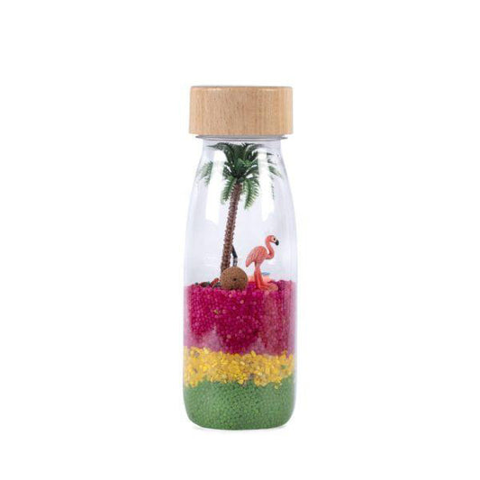 Bouteille sensorielle flamingo