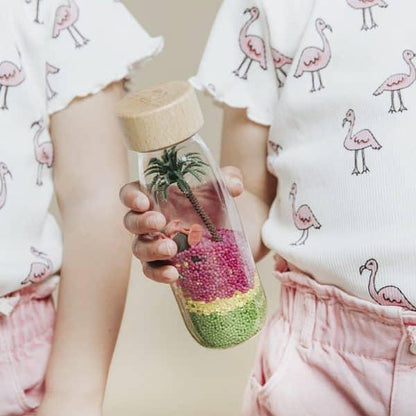 Bouteille sensorielle flamingo