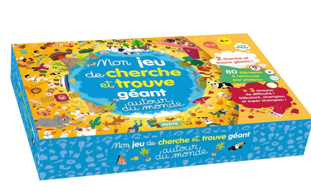 MON JEU DE CHERCHE ET TROUVE GÉANT - autour du monde