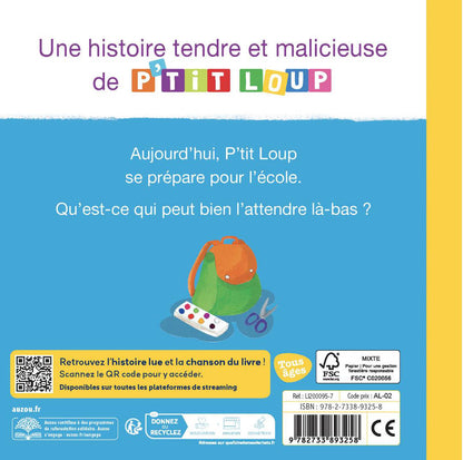P’tit loup rentre à l’école