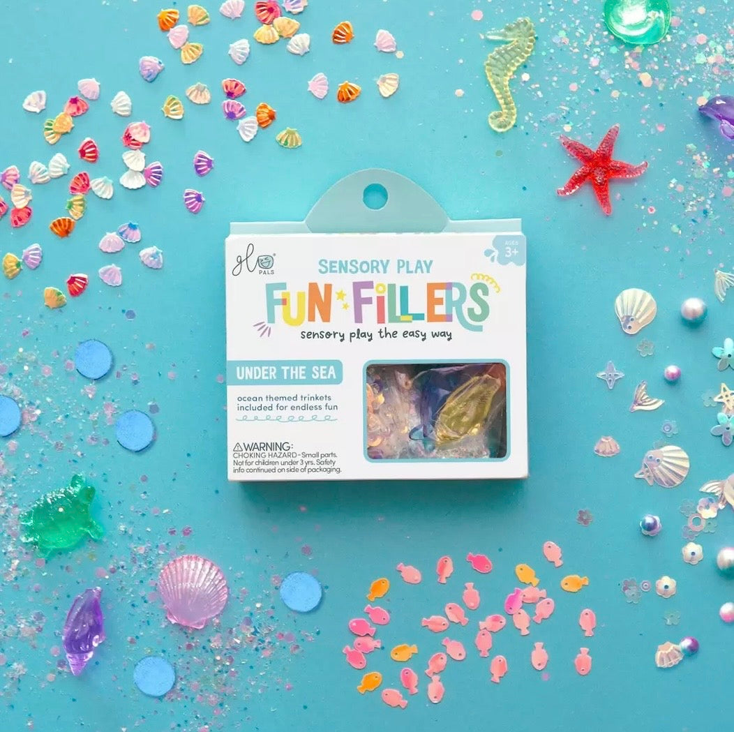 Fun Fillers pour bouteille et jeu sensoriel - océan