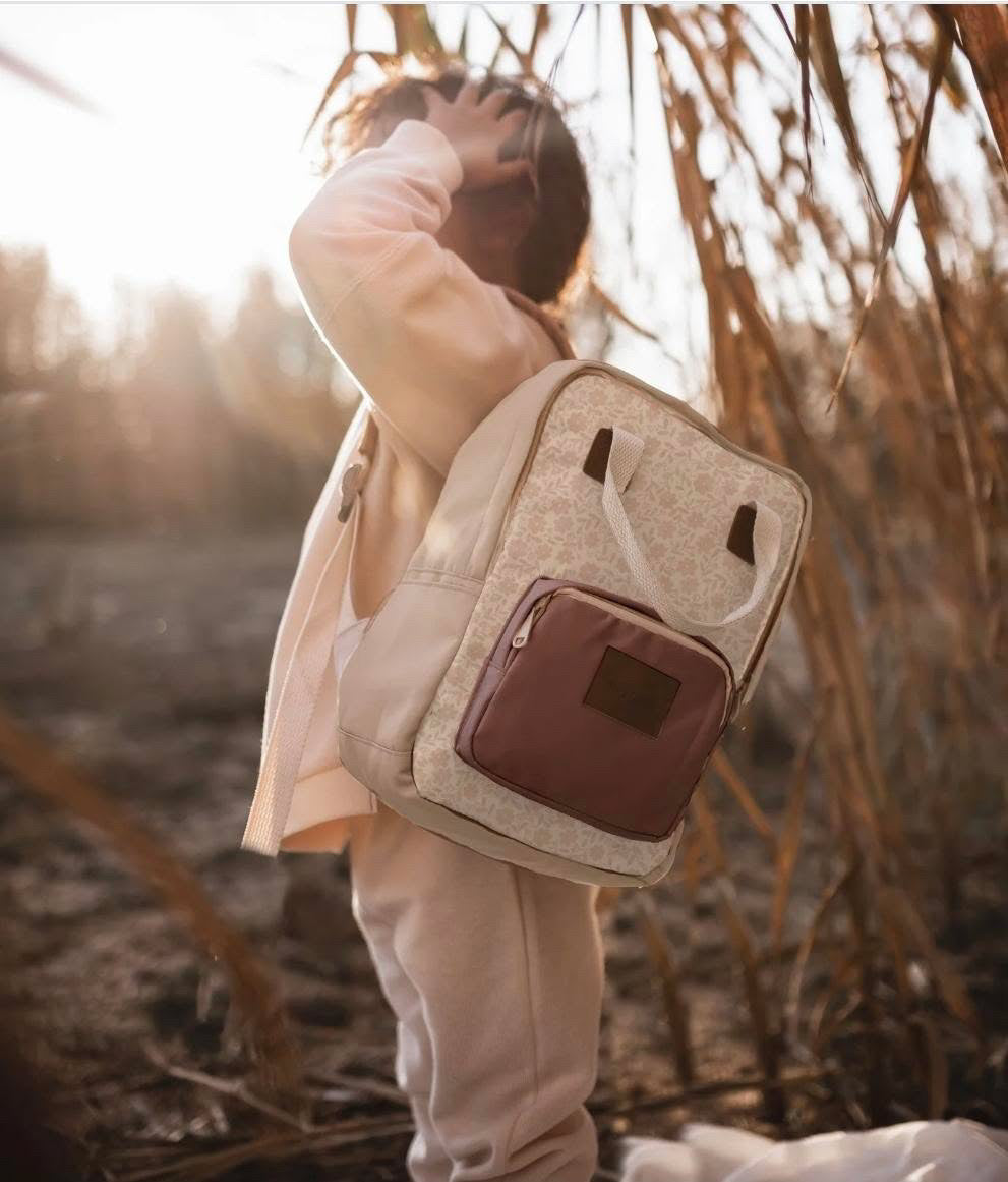 Sac à dos - bouquet silhouette